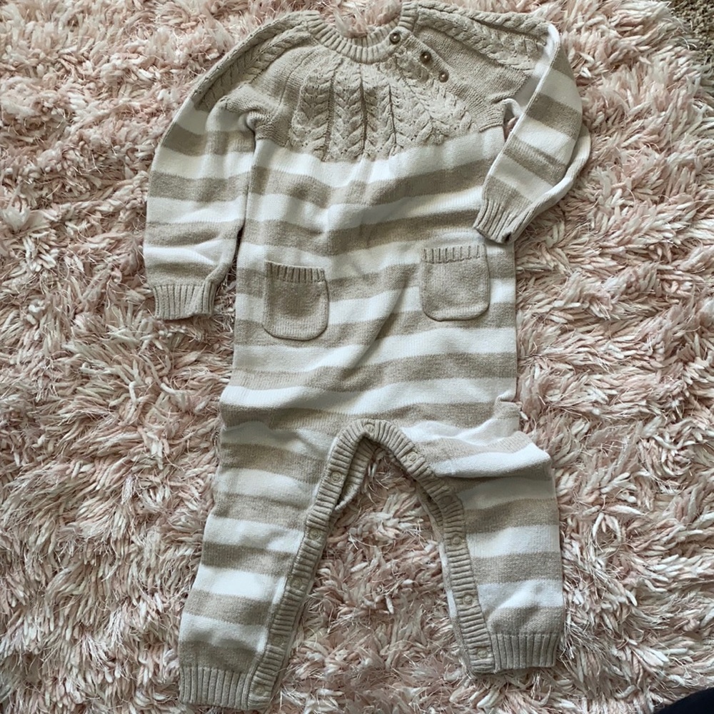 Cat and Jack Baby one piece sweater jumper